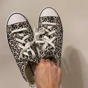 Leopard Print Converse